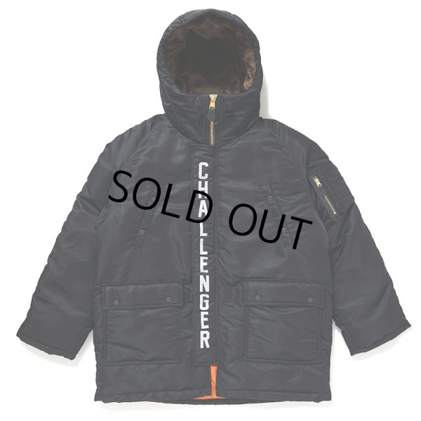 画像1: CHALLENGER/CLASSIC FLIGHT JACKET（BLACK）［クラシックフライトJKT-24秋冬］ (1)