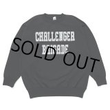 画像: CHALLENGER/COLLEGE LOGO C/N SWEAT（BLACK）［クルーネックスウェット-24秋冬］