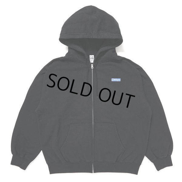 画像2: CHALLENGER/BAR LOGO ZIP HOODIE（BLACK）［ジップフーディー-24秋冬］ (2)