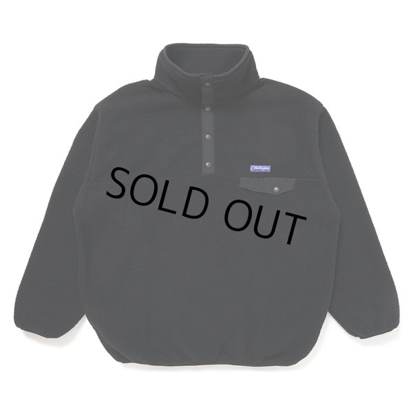 画像1: CHALLENGER/PULLOVER LOGO FLEECE（BLACK）［プルオーバーロゴフリース-24秋冬］ (1)