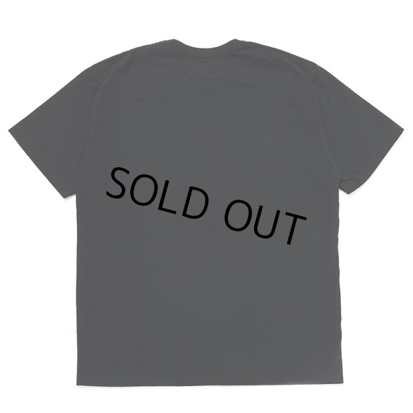 画像2: CHALLENGER/WOLF COLLEGE TEE（BLACK）［プリントT-24秋冬］ (2)