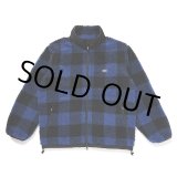 画像: CHALLENGER/BUFFALO PLAID BOA JACKET（NAVY）［バッファローチェックボアJKT-24秋冬］