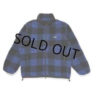 画像: CHALLENGER/BUFFALO PLAID BOA JACKET（NAVY）［バッファローチェックボアJKT-24秋冬］