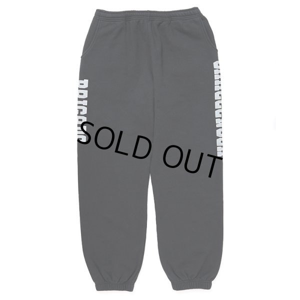 画像1: CHALLENGER/COLLEGE SWEAT PANTS（BLACK）［カレッジスウェットパンツ-24秋冬］ (1)