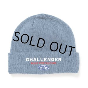 画像: CHALLENGER/SAILOR KNIT CAP（BLUE GRAY）［セーラーニットキャップ-24秋冬］