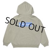 画像: CHALLENGER/BAR LOGO ZIP HOODIE（KHAKI）［ジップフーディー-24秋冬］