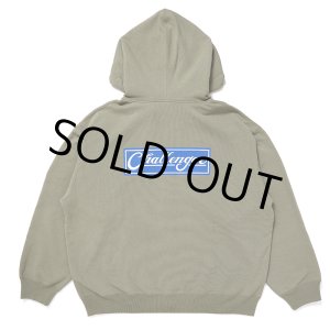 画像: CHALLENGER/BAR LOGO ZIP HOODIE（KHAKI）［ジップフーディー-24秋冬］