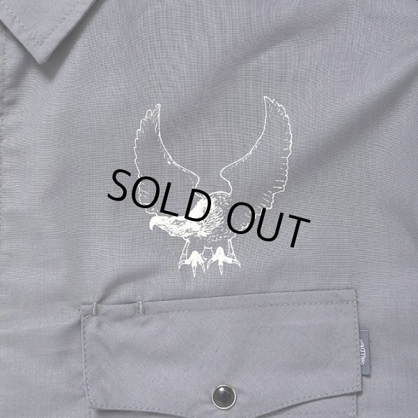 24AW CHALENGER チャレンジャー オーバルイーグルプリントシャツ CHALLENGER/OVAL EAGLE PRINTED SHIRT（BLACK）［オーバル