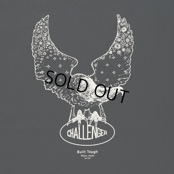 画像3: CHALLENGER/L/S OVAL EAGLE TEE（BLACK）［プリント長袖T-24秋冬］ (3)