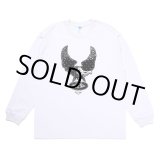 画像: CHALLENGER/L/S OVAL EAGLE TEE（WHITE）［プリント長袖T-24秋冬］
