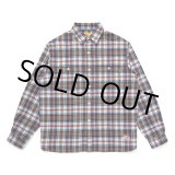 画像: CHALLENGER/COUNTRY PLAID SHIRT（LT BLUE/ORANGE）［カントリーチェックシャツ-24秋冬］