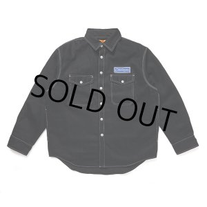 画像: CHALLENGER/DENIM LINING SHIRT（BLACK）［デニムライニングシャツ-24秋冬］