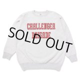 画像: CHALLENGER/COLLEGE LOGO C/N SWEAT（GRAY）［クルーネックスウェット-24秋冬］