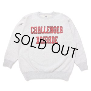 画像: CHALLENGER/COLLEGE LOGO C/N SWEAT（GRAY）［クルーネックスウェット-24秋冬］