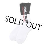 画像: CHALLENGER/SAILOR SOCKS（WHITE/BLACK）［セーラーソックス-24秋冬］