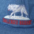 画像3: CHALLENGER/WOLF BRIGADE CAP（WASHED DENIM）［ウルフブリゲイドキャップ-24秋冬］ (3)