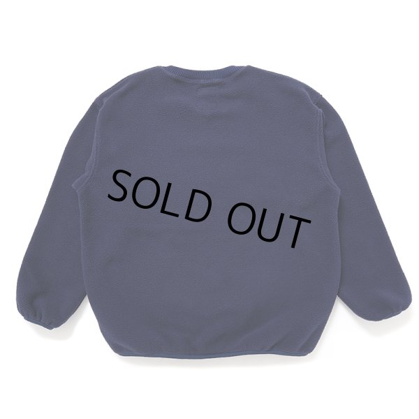 画像2: CHALLENGER/SAILOR C/N FLEECE（NAVY）［セーラークルーネックフリース-24秋冬］ (2)