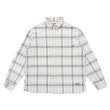 画像1: CHALLENGER/COUNTRY PLAID SHIRT（LT GRAY/CHARCOAL）［カントリーチェックシャツ-24秋冬］ (1)