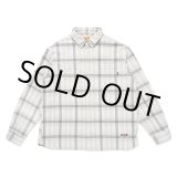 画像: CHALLENGER/COUNTRY PLAID SHIRT（LT GRAY/CHARCOAL）［カントリーチェックシャツ-24秋冬］