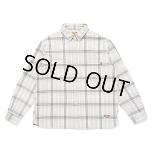 画像: CHALLENGER/COUNTRY PLAID SHIRT（LT GRAY/CHARCOAL）［カントリーチェックシャツ-24秋冬］