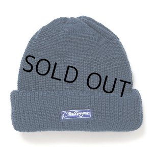 画像: CHALLENGER/BAR LOGO KNIT CAP（DARK BLUE）［バーロゴニットキャップ-24秋冬］