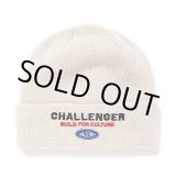 画像: CHALLENGER/SAILOR KNIT CAP（WHITE）［セーラーニットキャップ-24秋冬］