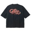 画像2: 【30%OFF】CALEE/× SHELTECH CL SNAKE LOGO DROP SHOULDER TEE（BLACK）［ドロップショルダーポケT-24春夏］ (2)