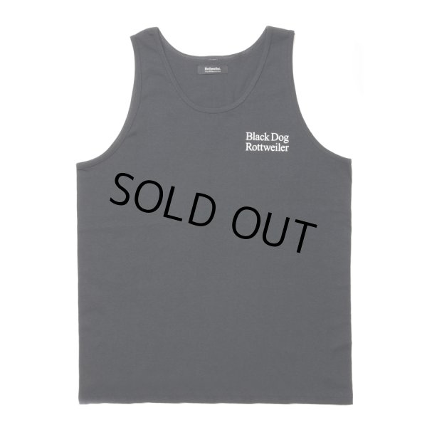 画像1: ROTTWEILER/2 LINE TANK TOP（BLACK） 【30%OFF】［タンクトップ-24春夏］ (1)
