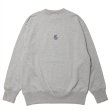 画像2: ROTTWEILER/RTTW SWEATER（GRAY）［クルーネックスウェット-24秋冬］ (2)