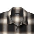 画像3: 【30%OFF】ROTTWEILER/R9 OMBRE OPENCOLLAR SHIRT（BLACK）［オンブレオープンカラーシャツ-24秋冬］ (3)