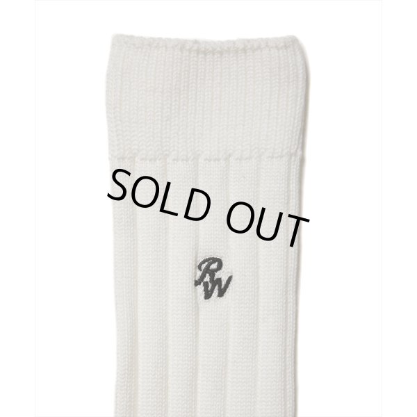 画像3: 【30%OFF】ROTTWEILER/R9 PURPLES SOX（WHITE）［ソックス-24秋冬］ (3)