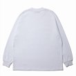画像2: 【30%OFF】ROTTWEILER/R9 CROSS LS TEE（WHITE）［オリジナル長袖T-24秋冬］ (2)