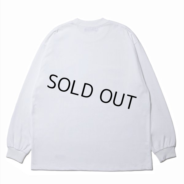 画像2: 【30%OFF】ROTTWEILER/R9 CROSS LS TEE（WHITE）［オリジナル長袖T-24秋冬］ (2)