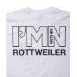 画像5: 【30%OFF】ROTTWEILER/WALKING DOG TEE（WHITE）［プリントT-24秋冬］ (5)