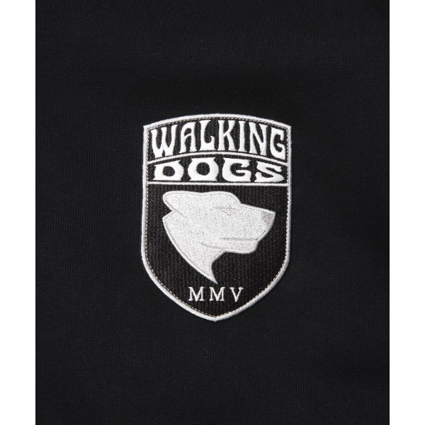 画像4: 【30%OFF】ROTTWEILER/WALKING DOG ZIP PARKA（BLACK）［ジップパーカー-24秋冬］ (4)