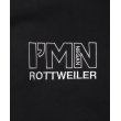 画像3: 【30%OFF】ROTTWEILER/WALKING DOG ZIP PARKA（BLACK）［ジップパーカー-24秋冬］ (3)