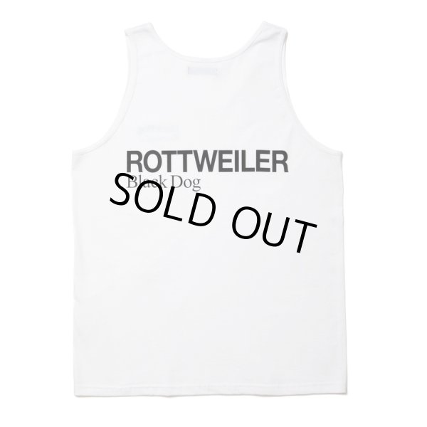 画像2: 【30%OFF】ROTTWEILER/2 LINE TANK TOP（WHITE）［タンクトップ-24春夏］ (2)