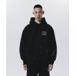 画像5: 【30%OFF】ROTTWEILER/RW PAINTED PARKA（BLACK）［ペイント加工パーカー-24秋冬］ (5)
