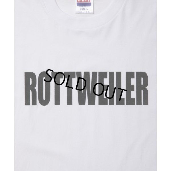 画像4: ROTTWEILER/RW LOGO TEE（WHITE）［プリントT-24秋冬］ (4)