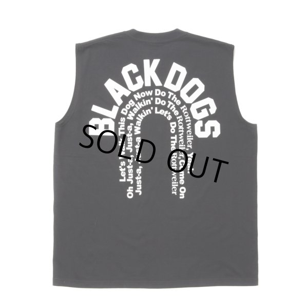 画像2: ROTTWEILER/R.W NO SLEEVE TEE（BLACK） 【30%OFF】［ノースリーブT-24春夏］ (2)