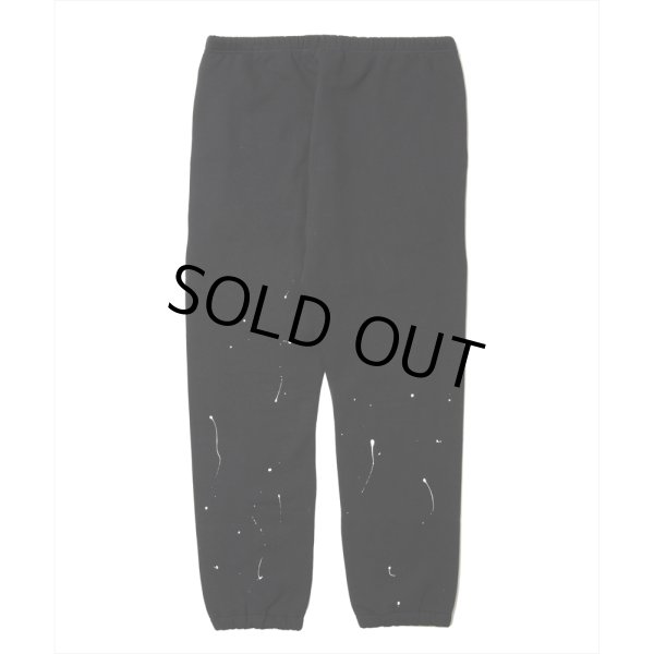 画像2: 【30%OFF】ROTTWEILER/RW PAINTED SWEAT PANTS（BLACK）［ペイント加工スウェットパンツ-24秋冬］ (2)