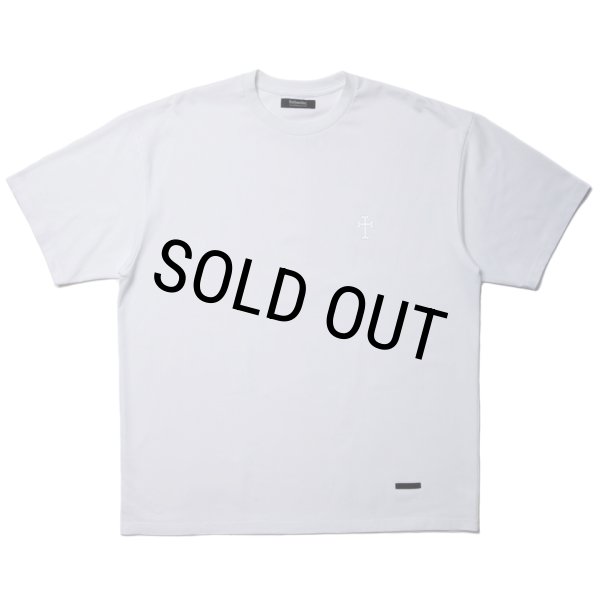 画像1: 【30%OFF】ROTTWEILER/R9 CROSS TEE（WHITE）［オリジナルT-24秋冬］ (1)
