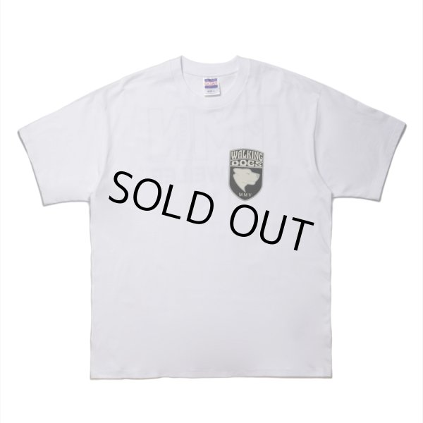 画像1: 【30%OFF】ROTTWEILER/WALKING DOG TEE（WHITE）［プリントT-24秋冬］ (1)