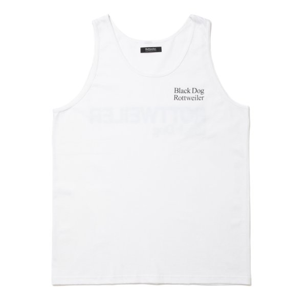 画像1: 【30%OFF】ROTTWEILER/2 LINE TANK TOP（WHITE）［タンクトップ-24春夏］ (1)