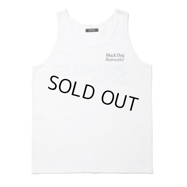 画像1: 【30%OFF】ROTTWEILER/2 LINE TANK TOP（WHITE）［タンクトップ-24春夏］ (1)