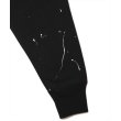 画像4: 【30%OFF】ROTTWEILER/RW PAINTED PARKA（BLACK）［ペイント加工パーカー-24秋冬］ (4)