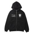 画像1: 【30%OFF】ROTTWEILER/WALKING DOG ZIP PARKA（BLACK）［ジップパーカー-24秋冬］ (1)