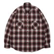 画像1: 【30%OFF】ROTTWEILER/R9 NEL CHECK SHIRT（RED）［ネルチェックシャツ-24秋冬］ (1)