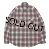 画像: 【30%OFF】ROTTWEILER/R9 NEL CHECK SHIRT（RED）［ネルチェックシャツ-24秋冬］
