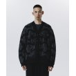 画像5: ROTTWEILER/R9 MOHAIR CARDIGAN（BLACK）［モヘアカーディガン-24秋冬］ (5)